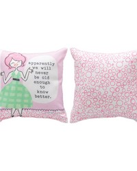 Retro Chick - Apparently We Will Never...9x9 Climaweave Pw by   