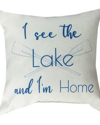 Lake Life I See The Lake 12x12 Climaweave Pillow by   
