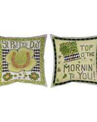 St Pattys Day 12 In Climaweave Pillow by   