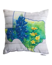 Texas Bluebonnet State  12 Dye Pillow by   
