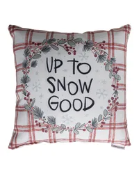 Up To Snow Good 12x12 Pillow by   