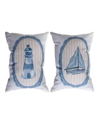 Coastal Cameo 13x18 Climaweave Pillow by   