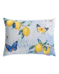 Lemon Blue 18x13 Climaweave Pillow by   