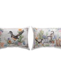 Rosewood Ranch Roadrunner 18x13 Climaweave Pillow by   