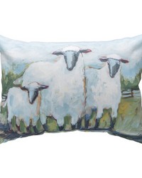 Field Of Home-sheep 18x13 Climaweave Pw by   
