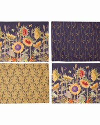 Sunflowers And Pumpkins Set Of 4 Placemats by   