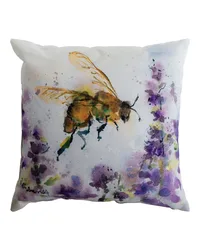 Bee With Purple Flower 18Pillow Climaweave by   