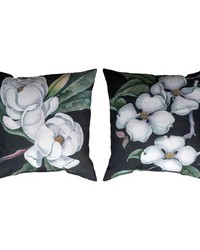 Bay Manolia And Dogwood 18 In Climaweave Pillow by   