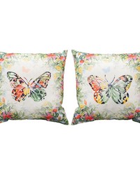 Butterfly Squares-front/back 18x18 Climaweave Pw by   