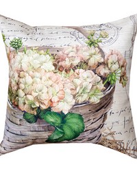 Farmhouse Flowers In Basket Climaweave 18pw Cof by   