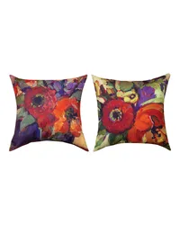 Floral Workshop Poppys 18Pillow Climaweave by   