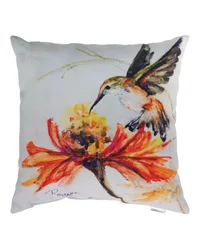 Hummingbird On Fall Flower Climaweave by   