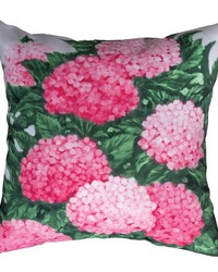 Imppressions Of Hydrangeas 18 In Climaweave Pillow by   