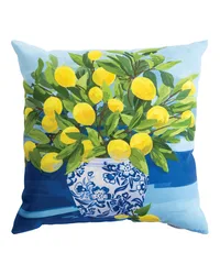 Lemons In Blue Vase18Pillow Climaweave