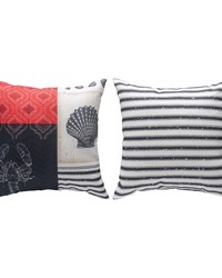 Nautical Wonder Lobster 18x18 Climaweave Pw by   