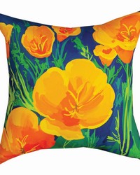 Poppies18x18 Pillow by   