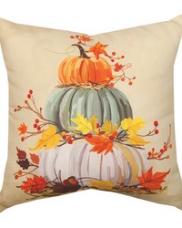Stacked Pumpkins mco18 Pillow 100 by   