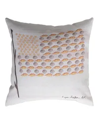 USA Shells Flag 18x18 Climaweave Pillow by   
