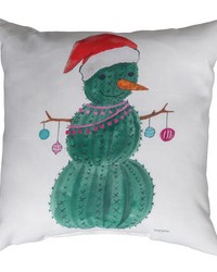 A Very Cactus Christmas I 18x18 Climaweave Pw by   