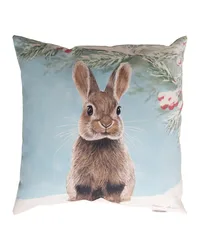 Winter Bunny Climaweave Pillow by   