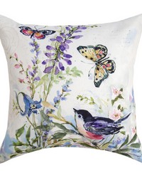 Watercolor Birds And Butterflies Climaweave 18pw by   