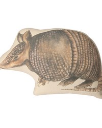 Armadillo Shaped Pillow by   
