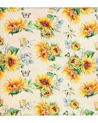 Sunflower Fields Mnk51.5x51.5 Dye Tablecloth by   