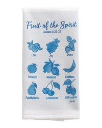 He Provides- Fruit Of The Spirit Terry Hand Towel by   