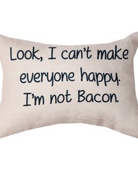 Bacon dye Word Pillow by   