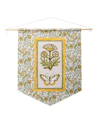Block Print Pennant by   