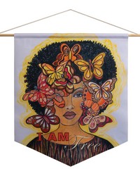 Divas - I Am Free Pennant by   