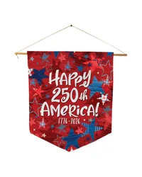 Happy 250th America Pennant by   