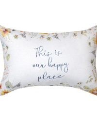 Sunflowers Forever Word Pillow by   
