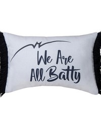 We Are All Batty Dtf Word Pillow by   
