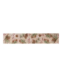 Berries And Pine 72 Woven Runner by   