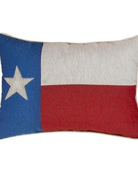Lone Star Flag Rectangle Pillow by   