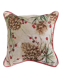 Berries And Pine 17 Pillow by   