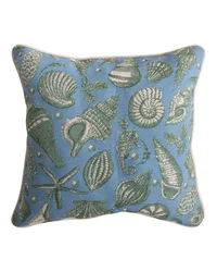 Coastal Toile 17x17 Pillow by   