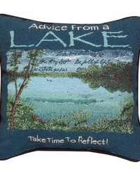 Advice From The Lake Ytn12 Pillow by   