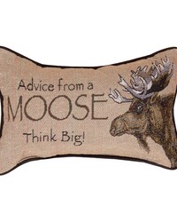Advice From A Moose ytnword Pillo by   