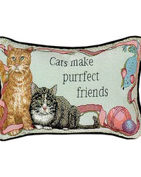 Feline Follies  Word Pillow by   