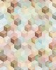 Wall Pops Pastel Cubes Wall Mural Multicolor