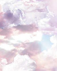 Pastel Clouds Wall Mural by   