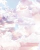 Wall Pops Pastel Clouds Wall Mural Multicolor