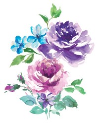 Royal Roses Wall Art Kit by   