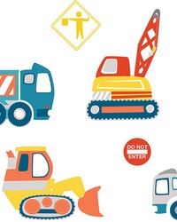 Construction Zone Wall Art Kit  by   