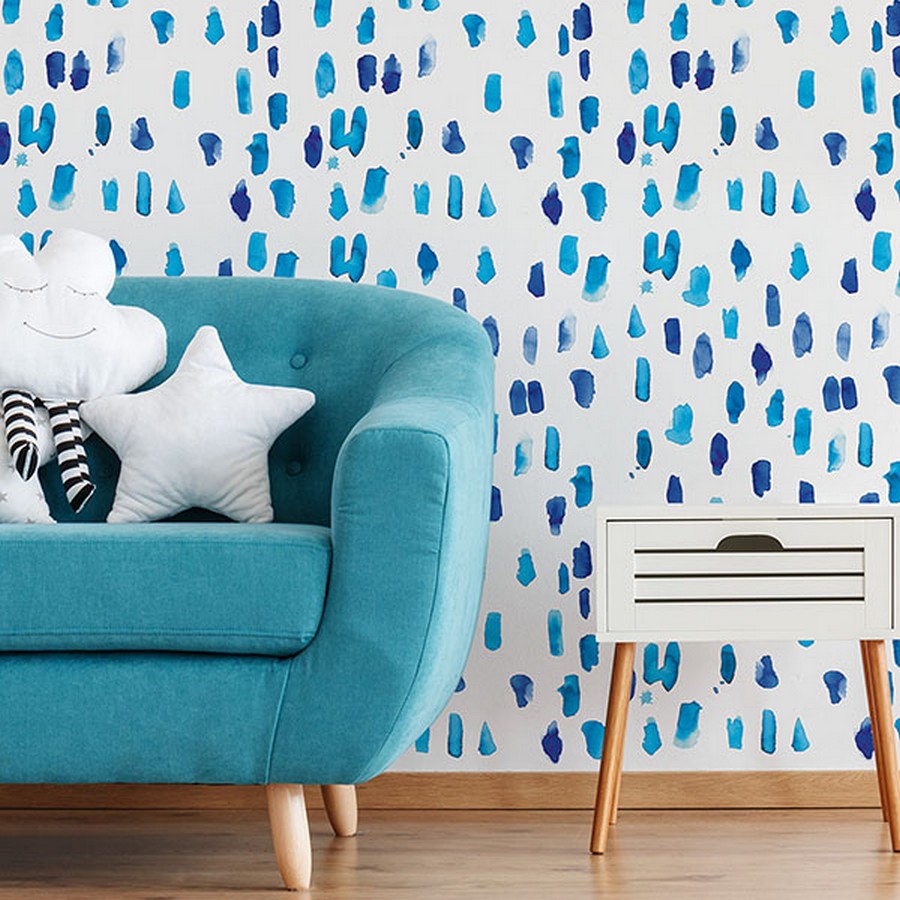 Raindrops Wall Art Kit Wallpaper