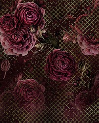 Romantic Florals Wall Mural by  Brewster Wallcovering 