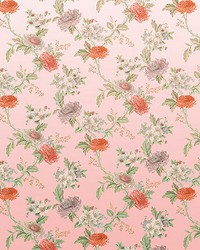 Pink Faded Flowers Wall Mural by  Brewster Wallcovering 