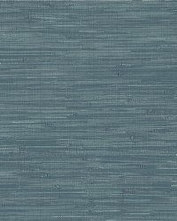 Navy Grassweave Peel & Stick Wallpaper by   
